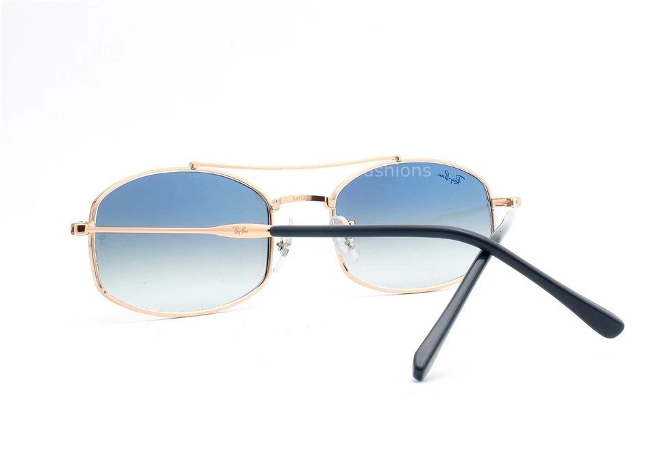 Gafas de sol Ray-Ban RB 3719 9262/3F pulidas oro rosa azul claro degradado con estuche Foto 3 de 4