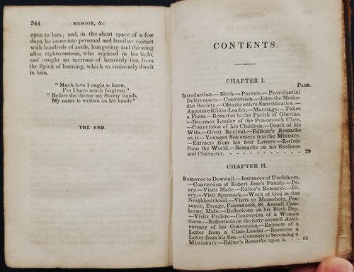 1837 antique Wm CARVOSSO MEMOIR weslyn methodist connexion SIMPLE FAITH CHRIST - Picture 7 of 12