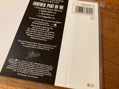 MICHAEL JACKSON　ANOTHER PART OF ME　8cmCD Michael Jackson – Another Part Of Me – Cassette (Single