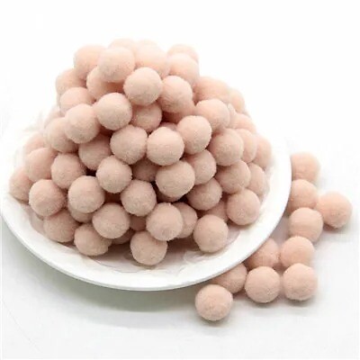 8/10/15/20/25/30mm Mini Fluffy Soft Pom Poms Pompoms Ball Handmade Kids Toys - Picture 32 of 36