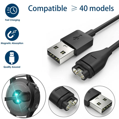 For Garmin Instinct Charger Replacement Charging Cable Cord USB - Picture 2 of 10