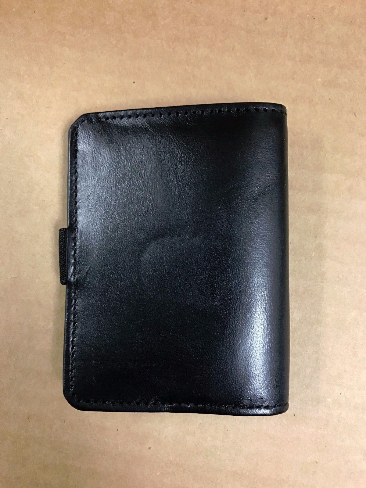 Bifold Men's/Women Plain Black Credit Cards Thin ID Holder Wallet Case Bifold Men's/Women Plain Black Credit Cards Thin ID Holder Wallet Case