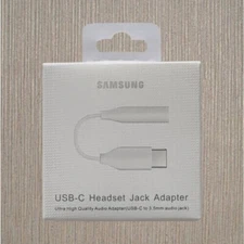New White  Audio Aux Headphone USB Type C Headset Jack Adapter to 3.5mm