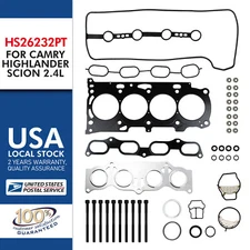Fits 01-06 Toyota Highlander Camry Solara Scion tC 2.4 MLS Head Gasket Set 2AZFE