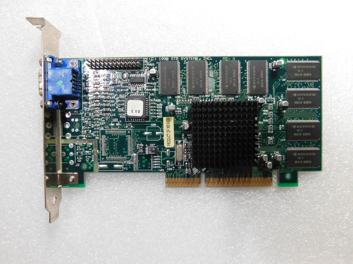 PCパーツ ヴィンテージ 1998 STB NVTNT 16MB AGP Riva ビデオ