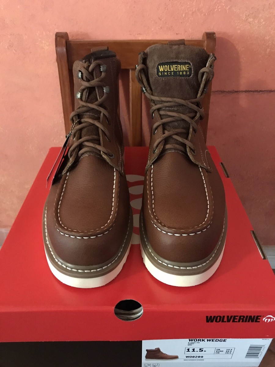 NEW 11.5 Wolverine Men's Moc Wedge 6