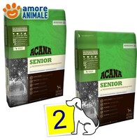 2 SäCke - Acana Hund Heritage Senior 11,4 Kg