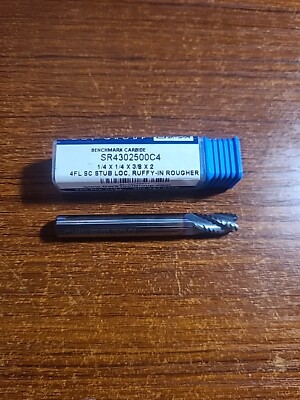 GWS 1/4'' Carbide Roughing Endmill 4FL 3/8''LOC 2''OAL SR430-2500-C4