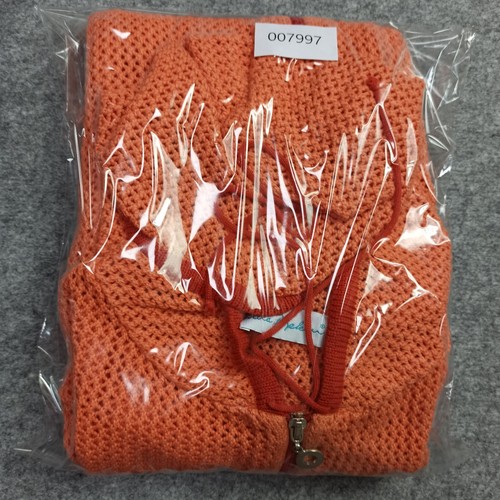 Ulla Popken Strickjacke mit Reißverschluss DE 46-48 UK 20-22 Orange Offen Strick - Bild 12 von 12