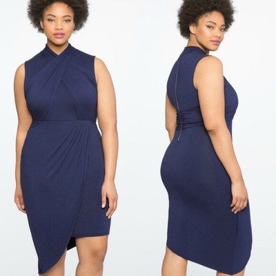 navy blue dress size 18