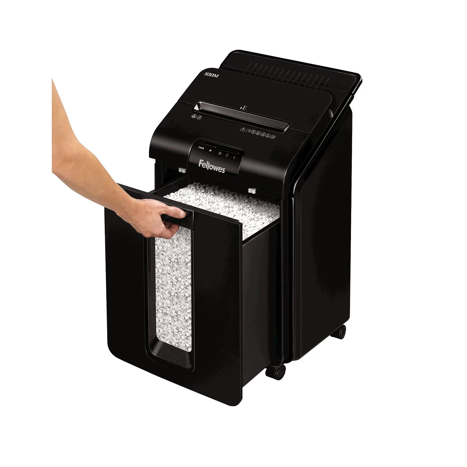 Fellowes AutoMax 100 Auto Feed Black Paper Shredder