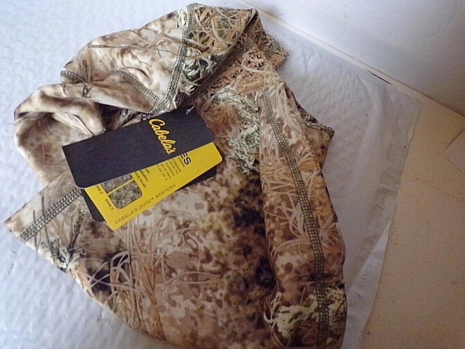 ORIGINAL CABELAS ULTI- STRETCH FLEECE BEANIE/GAITER ZONZ WESTERN ANTI-MICROBIAL - Image 3 of 4