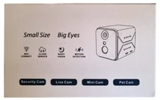 Javiscam Mini Camera Security Camera New Open Box