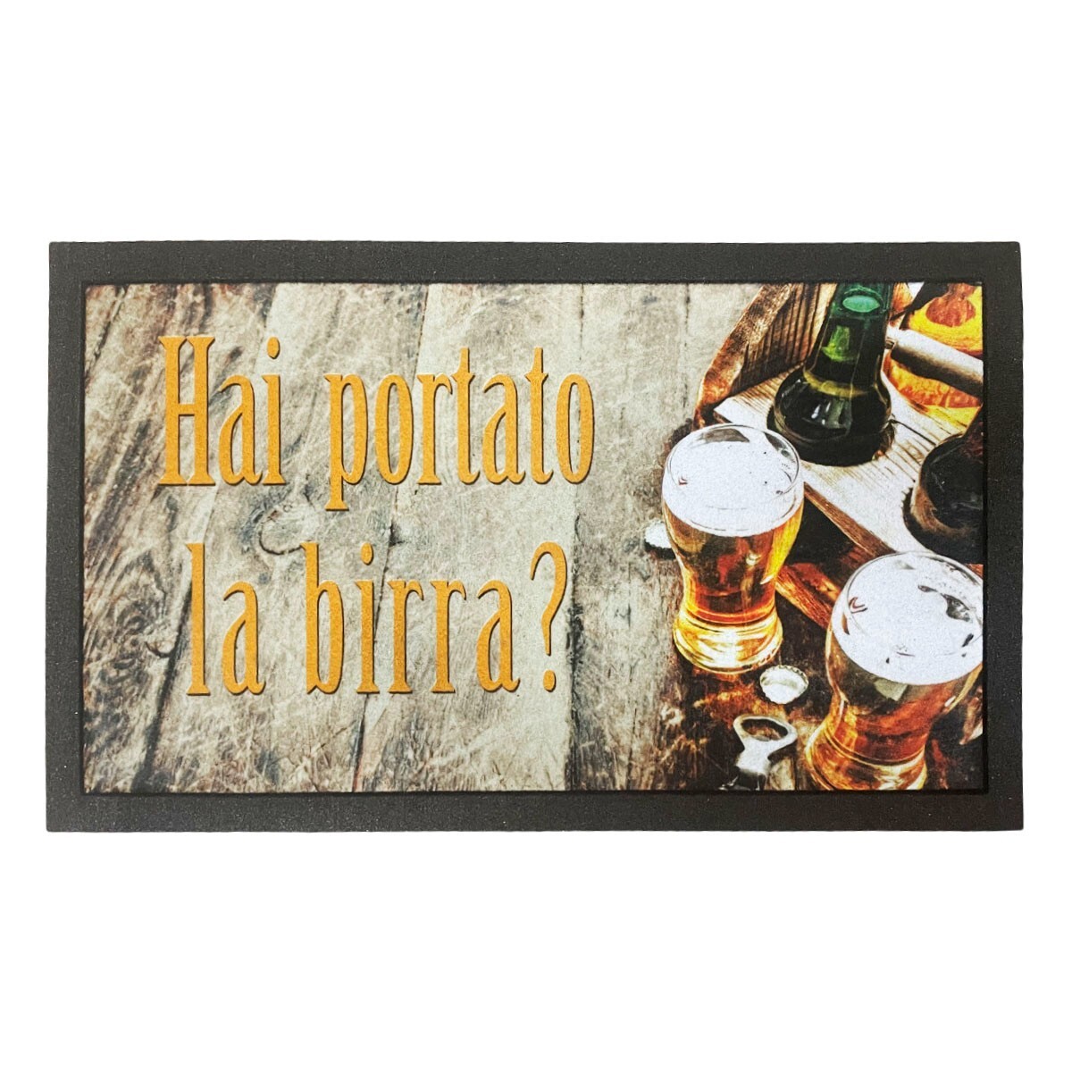 Felpudo Format Divertido De Entrada Caucho Antideslizante Resistente Ecológico