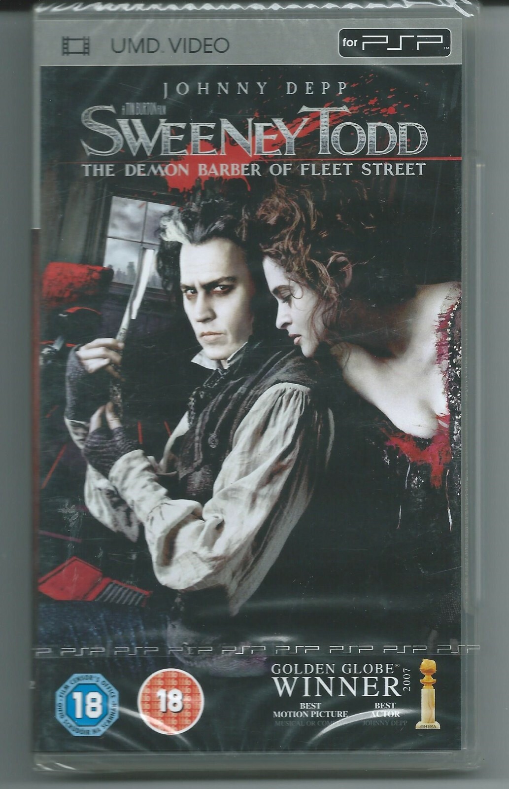 Sweeney Todd UMD Video 2007 Film Rated 18 Drama Horror Musical 111 Minute Sealed