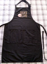 Edwards Black Apron Golden Island Grill Cooking Jerky Meat Pork Kitchen NWOT