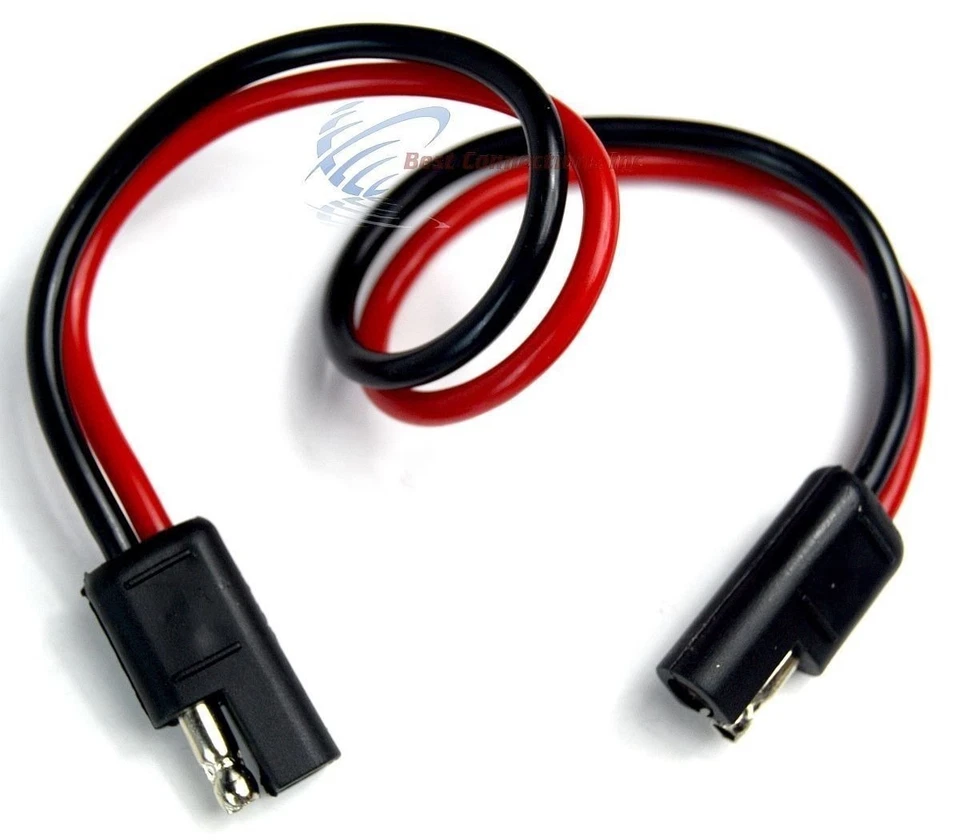 5 Pieces 12 Gauge 12" Quick Disconnect Power Cable Wire Harness - Image 3 of 4