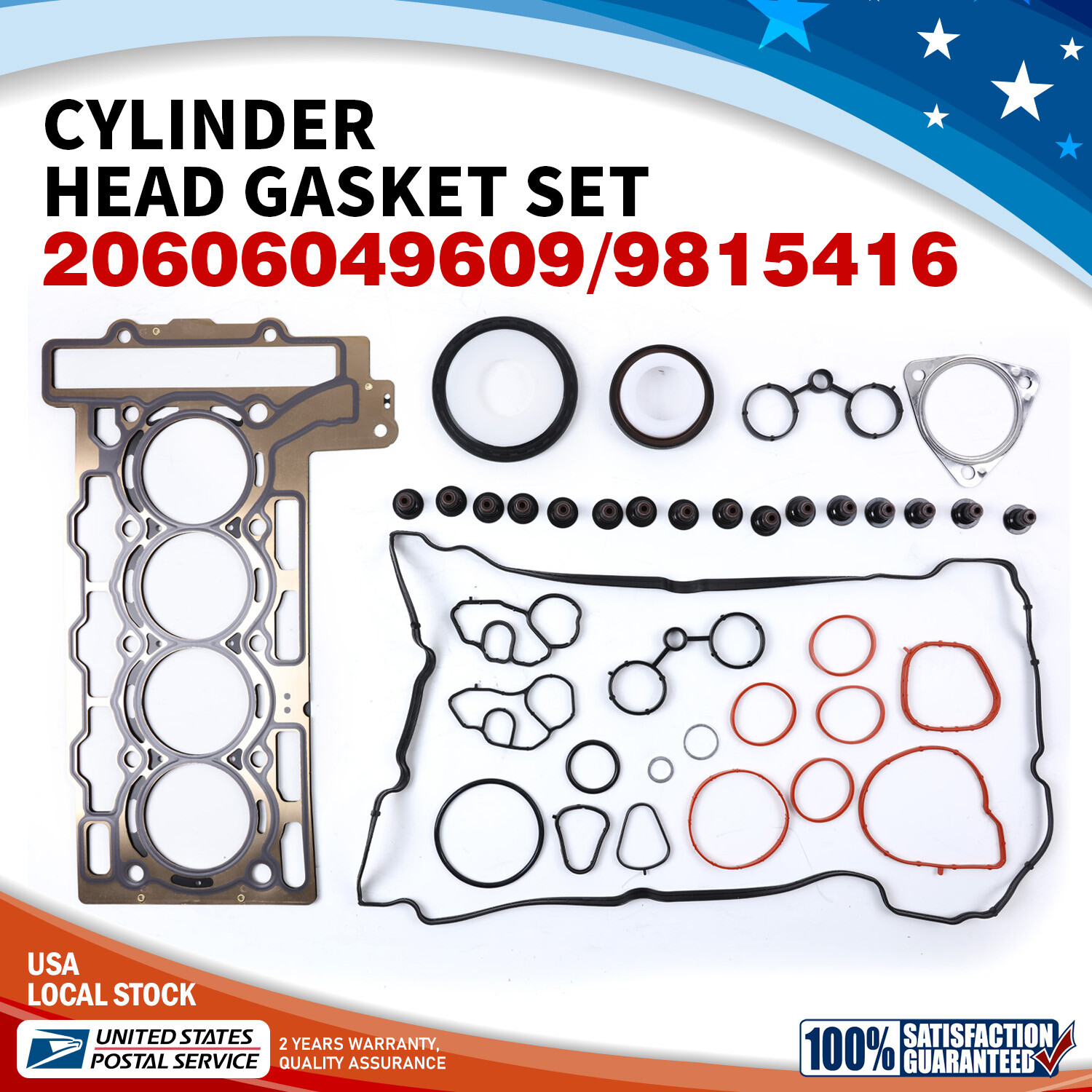 For Mini Cooper R55 R56 07-12 1.6L DOHC 9815416 Cylinder Head Gasket Kit NEW.