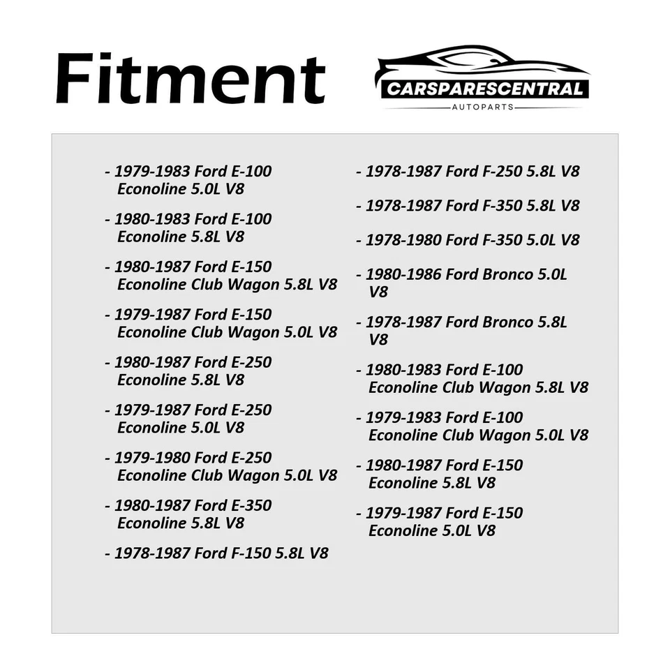 Embreagem do ventilador de refrigeração do motor para 1980-1987 Ford E-150 Econoline Club Wagon 5.8L - Imagem 2 de 4