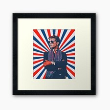 Mick Karn Pop Art Framed Print by Hey Citizen. Limited Edition 4/10