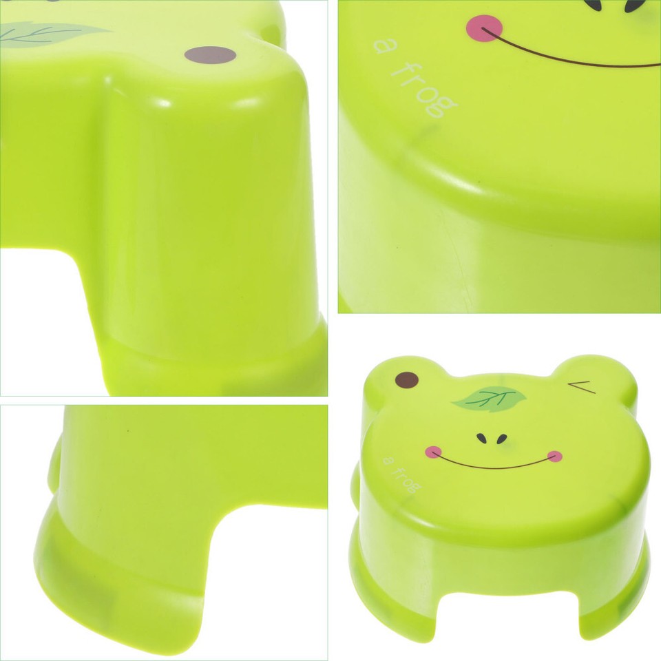 Cartoon Plastic Stool Round Step Foot Shower Bedside Portable Outdoor