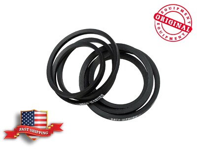 New 12112425 Maytag Washer DRIVE & PUMP Belts Set  Washer Belt Set Genuine