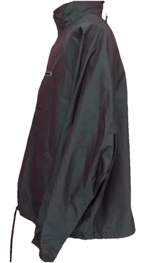 FEAR OF GOD Giacca impermeabile uomo ESSENTIALS PAURA DI DIO UK XL impermeabile metallizzato impermeabile nuovo con etichette