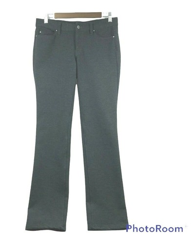 Ann Taylor Womens Sz 6P Petite Modern Pants Charcoal Gray Ponte 5 Pocket Skinny