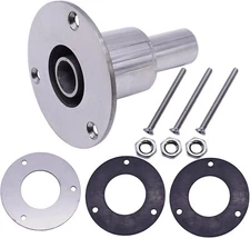 Straight Thru Hull Exhaust Skins Fitting for Inner Tube Pipe Diesel Heaters