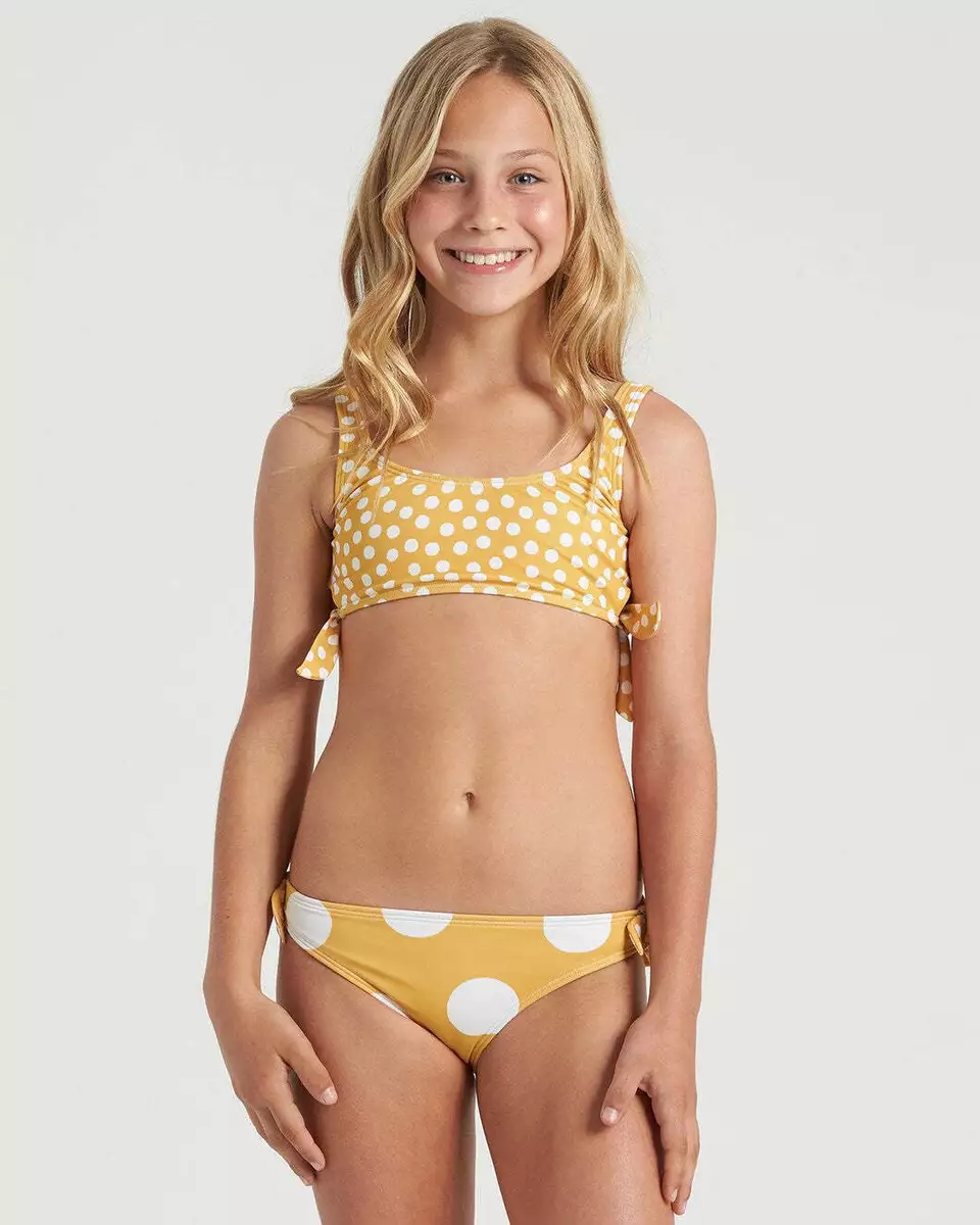 Billabong Girl s Size 7 2 Pc Bikini Swimsuit 4 Ever Sun Hanky Tie