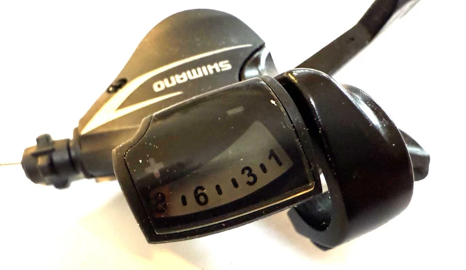 Palanca de cambios derecha Shimano Acera SL-M360 8 velocidades Rapidfire Plus con cable nueva Foto 3 de 4