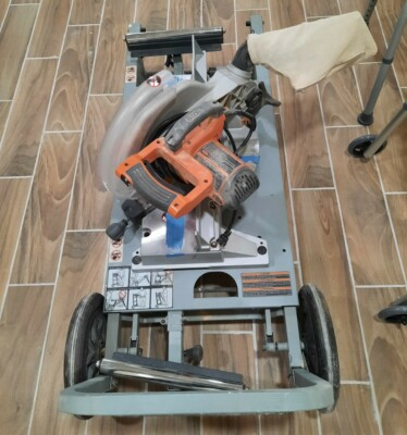 #ad Ridgid Electric Table Saw Used with 12 in Blade $200.00