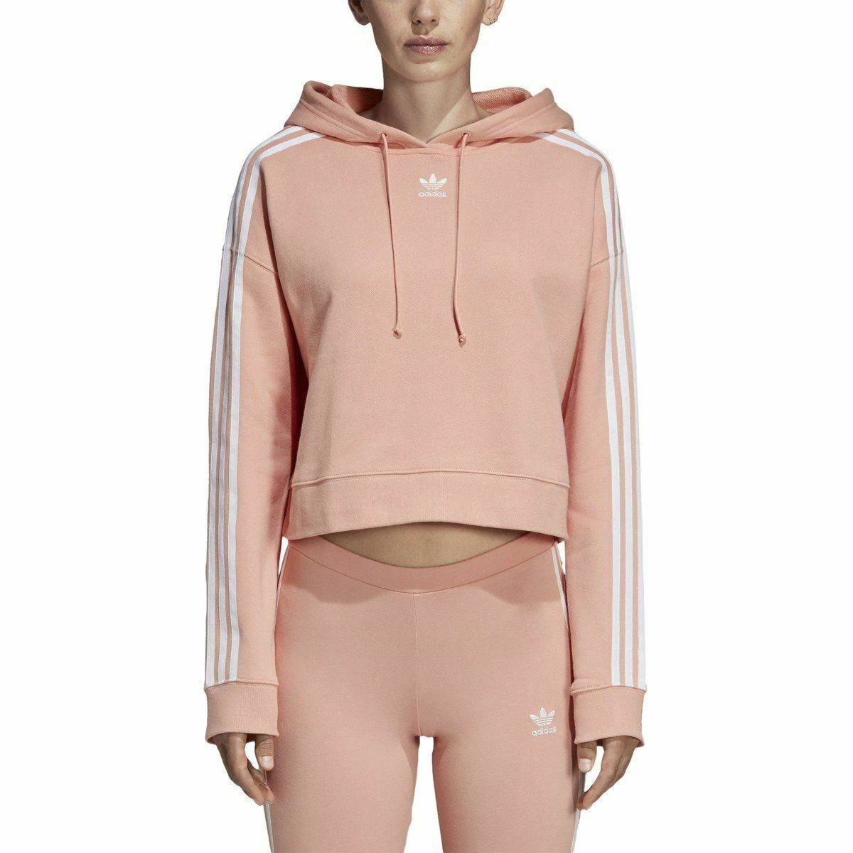 DX2161 Womens Adidas Originals Cropped Hoodie