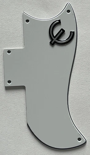 3 Ply Parchment Pickguard Fit Gibson SG 61 Reissue Style & E Logo Guitar Parts