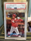 2018 SHOHEI OHTANI TOPPS CHROME UPDATE RC #HMT32 ROOKIE DEBUT PSA 9 MINT!! MVP