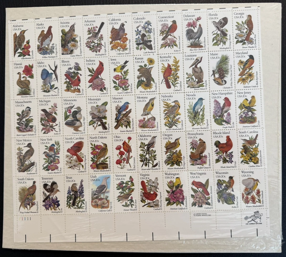 20 美分鸟类美国邮票| eBay