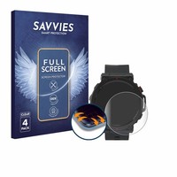4X Full-Screen Schutz Folie FüR Crivit Sport-Smartwatch 3D Curved Edge Display