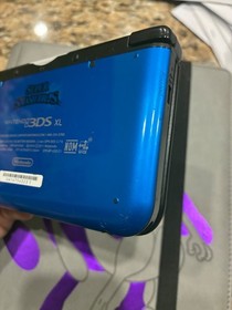 Nintendo 3DS XL Super Smash Bros Limited Edition Console Blue Missing Stylus