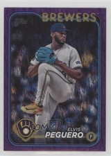 2024 Topps Update Purple Holo Foilboard 16/799 Elvis Peguero #US17 13kb