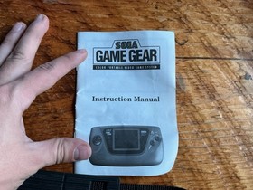 Sega Game Gear Console W/ Sonic 2,  Carrying Case, Manual, Works, Bad Sound