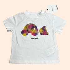 Palm Angels Kids White Bear T-Shirt