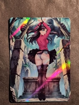 RIN TOHSAKA - FATE STAY NIGHT - KING KONG - WAIFU - GODDESS STORY - HOLO CARD