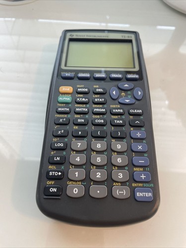 Texas Instruments TI-83 Graphing Calculator with Cover - Picture 2 of 6