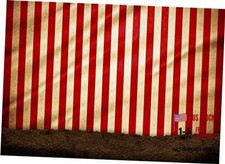 Circus Carnival Photography Backdrop Fabric 9x6ft Red and 9x6FT Circus-17