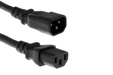 AC Power Cord, C14 to C13, 16 AWG, 6' - Lifetime Warranty