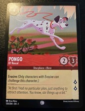 Pongo - Ol' Rascal 120/204 Common The First Chapter Disney Lorcana TCG