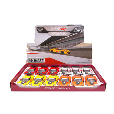 CORVETTE C7-R cm 12,5 (1 Modellino a Scelta) 1:36 Kinsmart Modellismo Giocattolo