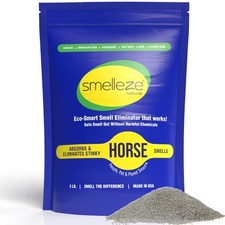 Natural Horse Stall Refresher & Odor Eliminator: 2 lb. Granules. Rids Urine & St