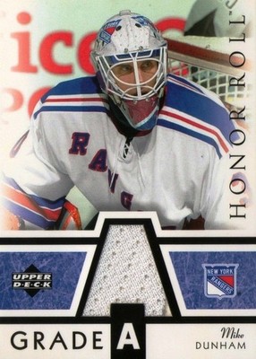 2002-03 Upper Deck * Honor Roll * Grade A * Jersey Card * Mike Dunham
