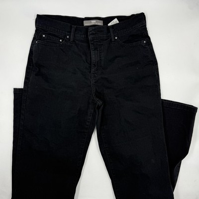 Levi Strauss 512 Jeans Womens 10 Black Perfectly Slimming Bootcut Denim Pants